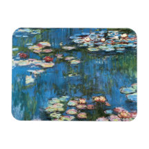 Waterlilies de Claude Monet, impresionismo del vin Imán