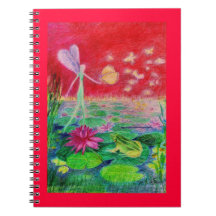 Waterlily-elve Libros De Apuntes Con Espiral