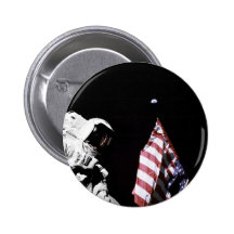 wEarth de la bandera en fondo Pin