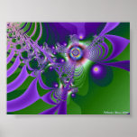 Web del fractal posters