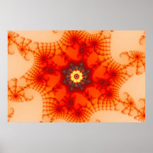 Web del fuego - arte del fractal impresiones