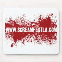 Web site del bloodsplatter alfombrilla de ratón