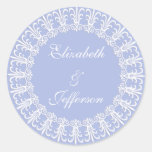 Wedgewood Blue1 que casa el sobre sella/pegatina
