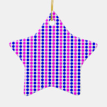 Weihnachtsstern mit Pünktchen, Punkte Spots Points Weihnachtsornament