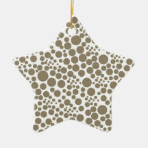 Weihnachtsstern mit Pünktchen, Punkte Spots Points Weinachtsornamente