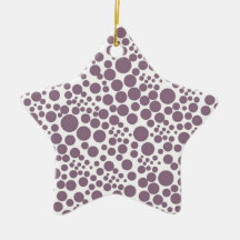 Weihnachtsstern mit Pünktchen, Punkte Spots Points Weihnachtsbaum Ornament