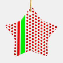 Weihnachtsstern mit Pünktchen, Punkte Spots Points Weihnachtsornament