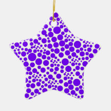 Weihnachtsstern mit Pünktchen, Punkte Spots Points Weihnachtsbaum Ornament