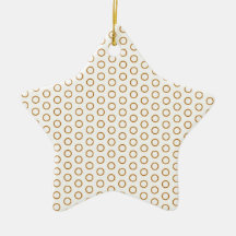 Weihnachtsstern mit Pünktchen, Punkte Spots Points Ornamente
