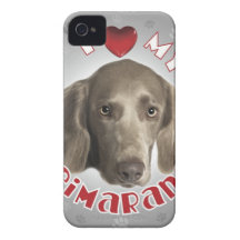 Weimaraner Case-Mate iPhone 4 Funda