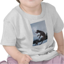 Weimaraner de salto camiseta