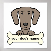 Weimaraner personalizado impresiones