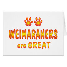 Weimaraners es grande felicitacion 