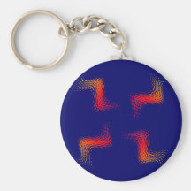 Wellen Punkte waves dots Schlüsselanhänger