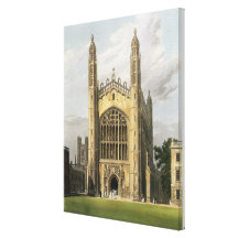 West End de College Chapel, Cambridge de rey, de Impresiones En Lona