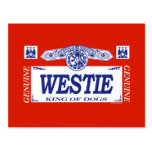 Westie Tarjeta Postal