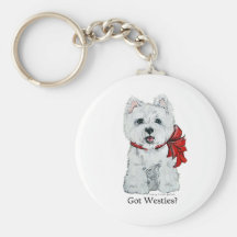 ¿Westies conseguido? Llaveros Personalizados