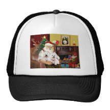 Westies de Santa 2 Gorras De Camionero