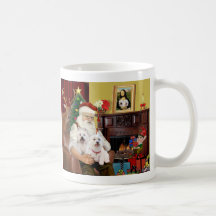 Westies de Santa 2 Taza De Café