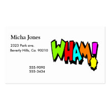 ¡Wham! Tarjetas De Visita