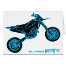 Wheelie de SuperMoto Tarjeta