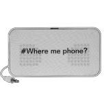 ¿#Where yo teléfono? ¡Altavoz portátil!