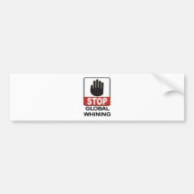 WHINING.jpg GLOBAL Etiqueta De Parachoque