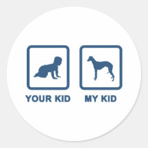 Whippet Pegatina
