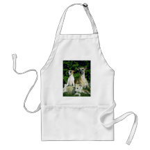 Whippet y perritos delantal