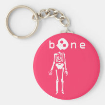 white bone キーホルダー