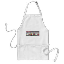 Who que juega con su comida delantal