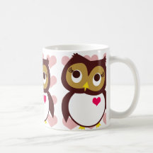 ¿Whoo le ama? Tazas