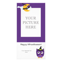 ¡Whoolloween feliz! Tarjetas Fotográficas
