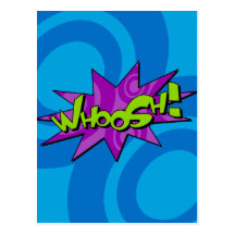 Whoosh la postal del cómic