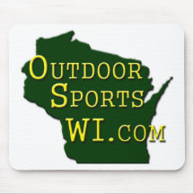 WI de los deportes al aire libre - logotipo Tapetes De Raton