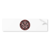 Wiccan B pegatinas de parachoque