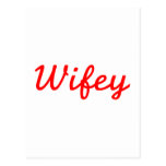 Wifey Tarjeta Postal