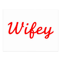 Wifey Tarjetas Postales