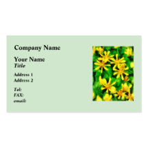 Wildflowers de ProductYellow del personalizar Tarjeta De Negocio