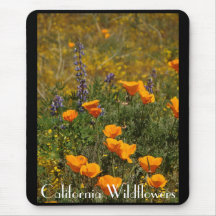 Wildflowers Mousepad de California Alfombrillas De Ratón