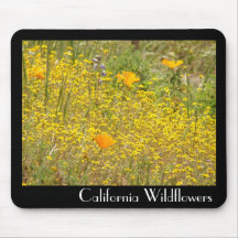 Wildflowers Mousepad de California Alfombrilla De Raton