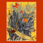 Wildflowers Sunlit tarjetas postales