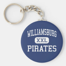 Williamsburg - piratas - alto - Williamsburg Llavero Personalizado