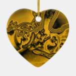WillieBMX irradia el ornamento del corazón Ornamentos De Reyes Magos