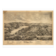 Wilton, Maine en 1895 Tarjetas Postales