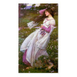 Windflowers por el Waterhouse de Juan Tarjetas De Visita