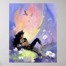 Windflowers Poster