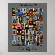Windows de Olde Québec Posters