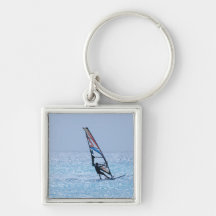 Windsurfer de deslizamiento llavero personalizado