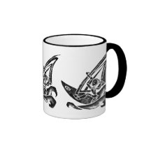 Windsurfer enrrollado tazas